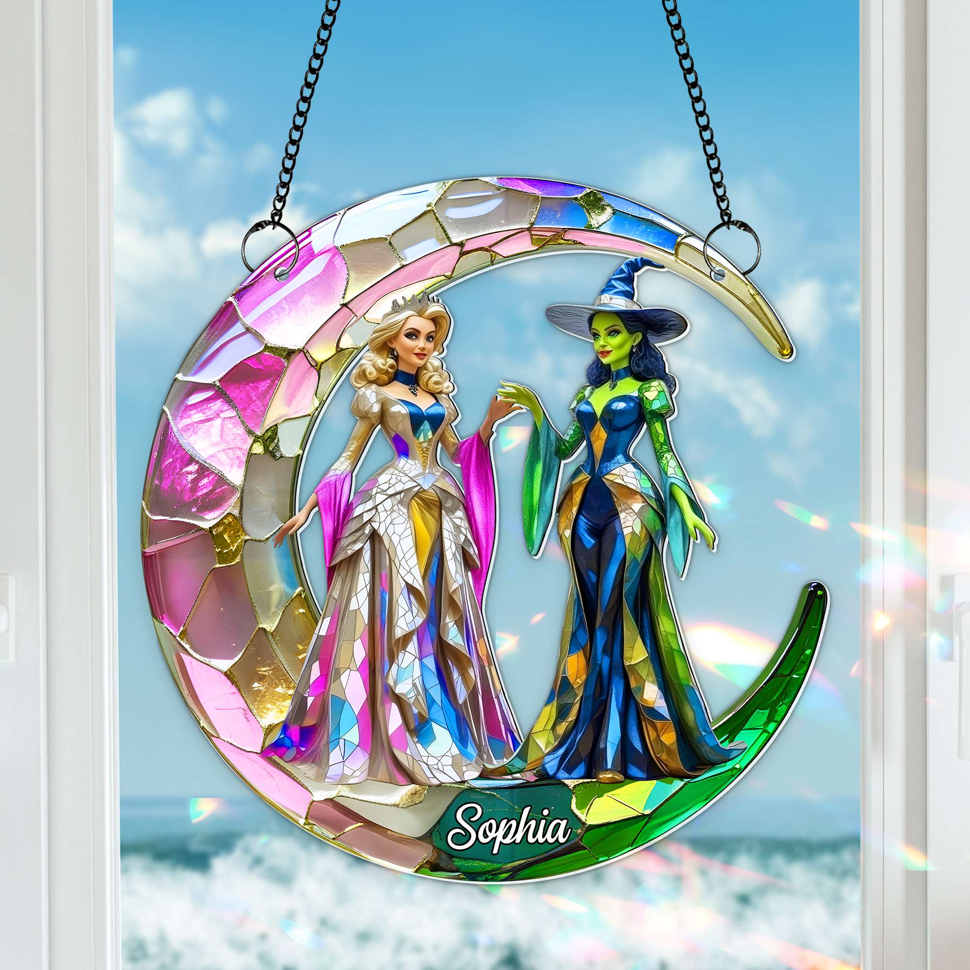 Alternative view of 05TGLU250725 Suncatcher Ornament - Personalized Gifts