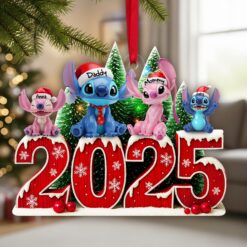 Adorable Alien Family Ornament - Personalized Christmas Gifts For Family 01OHLU040925