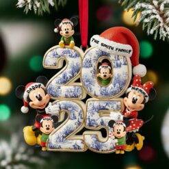 Adorable Family Christmas Acrylic Ornament - Personalized Gifts For Family 03TOLU300925