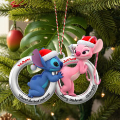 Alien Couple Ornament - Personalized Gifts For Couple Christmas Ornament 03OHMG120925