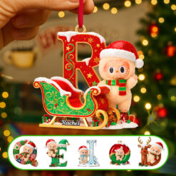 Alternative view of Alphabet Christmas Ornament - Personalized Gifts For Christmas 02NAMG040925