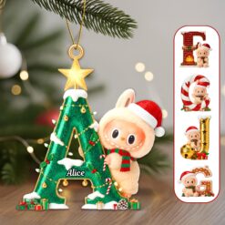 Alphabet Christmas Ornament - Personalized Gifts For Christmas 02NAMG040925
