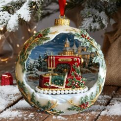 Antique Sewing Machine Ornament - Personalized Gifts For Sewing Lovers 06QHQN041125