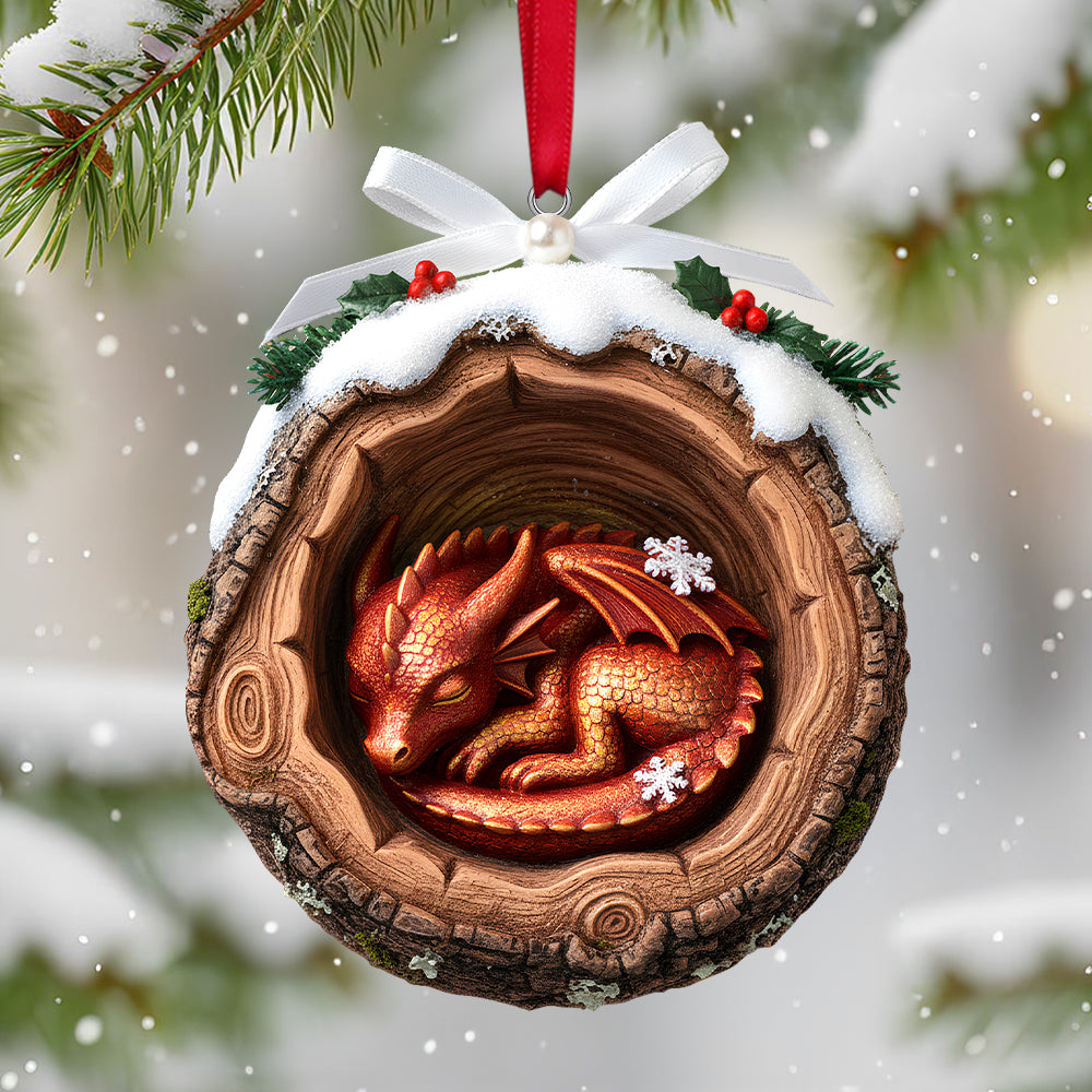 Alternative view of Baby Dragon Acrylic Ornament Personalized Gifts For Christmas 01hytn301025