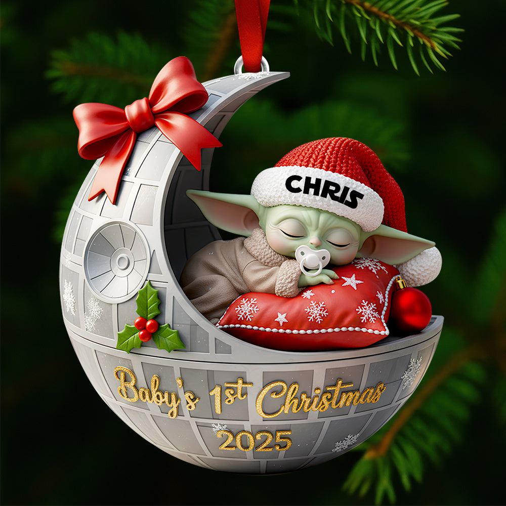 Alternative view of Baby's 1st Ornament Personalized Christmas Gifts 03KIDT300925