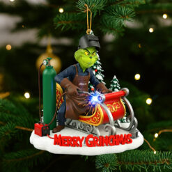 Alternative view of Badass Welder Christmas Ornament, Personalized Gifts For Welder 01qhqn130925