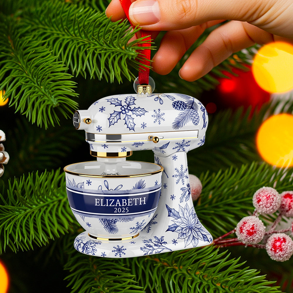 Baking Mixer Christmas Ornament Personalized Gifts For Bakers 02PGDT260825