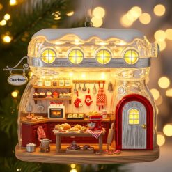 Alternative view of Baking Mixer Cozy House Acrylic Ornament, Personalized Gifts For Baking Lovers 03qhmg040925