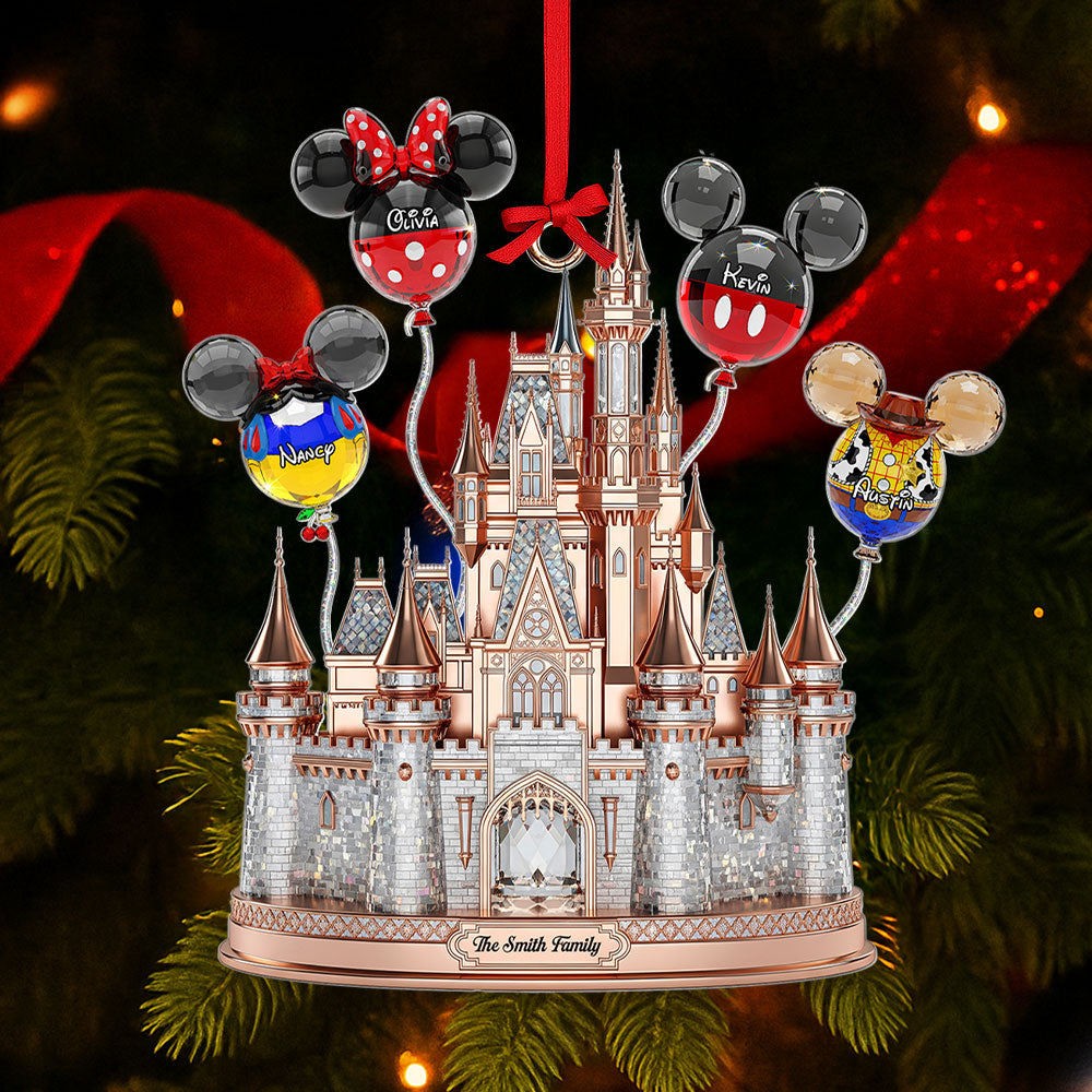 Balloon Family Ornament - Personalized Christmas Gifts For Family 05ohti130825