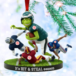 Alternative view of Beat The Rival Ornament - Personalized Christmas Gifts 01qhqn271025