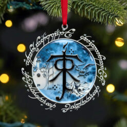 Blue Fantasy Ornament, Personalized Gifts For Movie Fans 04qhtn081025