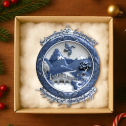 Alternative view of Blue Fantasy Ornament, Personalized Gifts For Movie Fans 04qhtn081025
