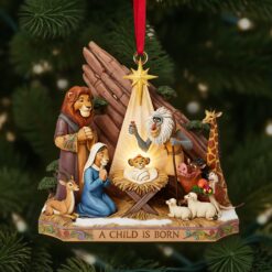 Alternative view of Born Of A Pride Nativity Christmas Ornament - Gifts For Movie Fans 05QHLU240925