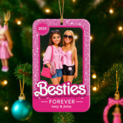 Alternative view of Cartoon Bestie Ornament - Custom Photo Gifts For Besties 02pgti200825