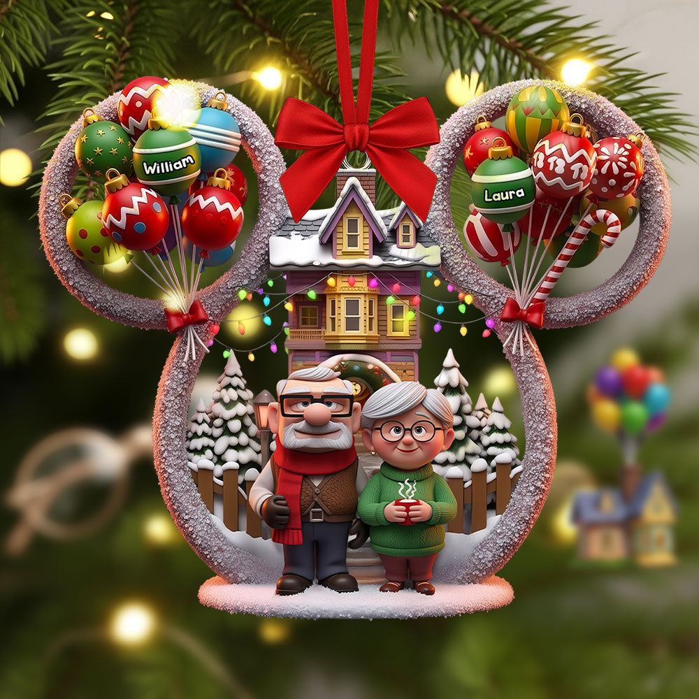 Alternative view of Cartoon Couple Ornament - Personalized Gifts For Couple 03tgti190825