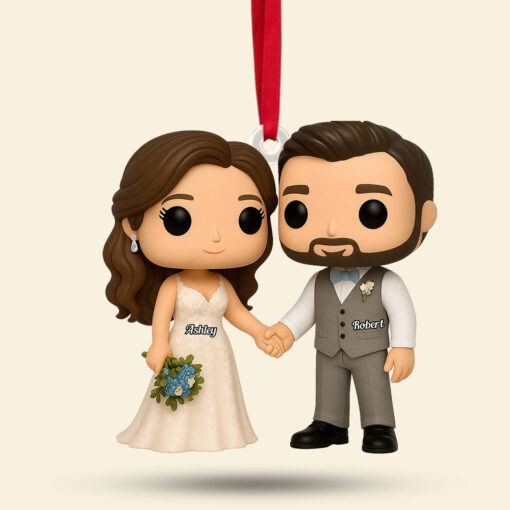 Cartoon Wedding Ornament - Custom Photo Gifts For Couple 05pgti040925 - Image 5