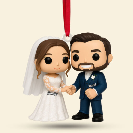 Cartoon Wedding Ornament - Custom Photo Gifts For Couple 05pgti040925 - Image 4