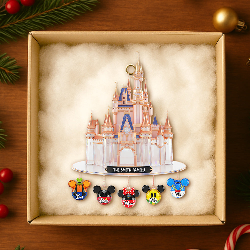 Alternative view of Castle Family Christmas Ornament Personalized Gifts For Family 01OHDT041125