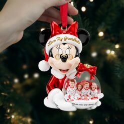 Alternative view of Cherished Grandkids Ornament - Personalized Custom Photo Gift For Grandkids 01PGLU271025