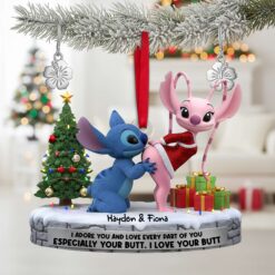 Christmas Couple Ornament - Personalized Gifts For Couple 07OHLU120925