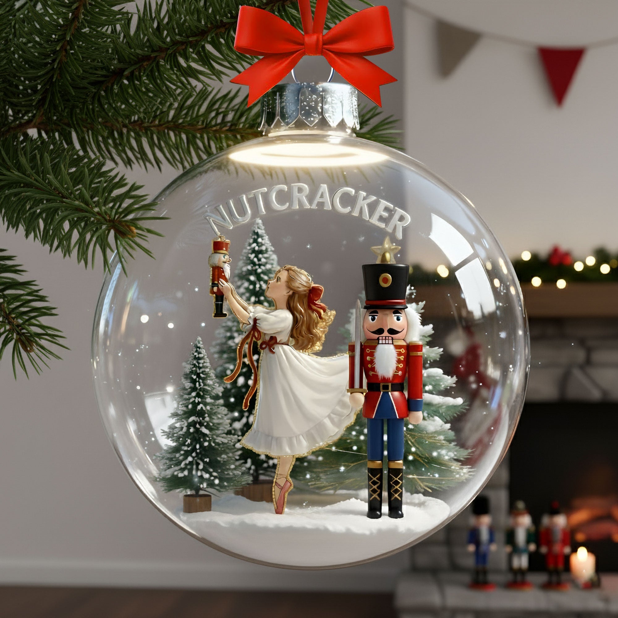 Alternative view of Christmas Ornament Personalized Gifts For Ballet Lovers 05qhti201025
