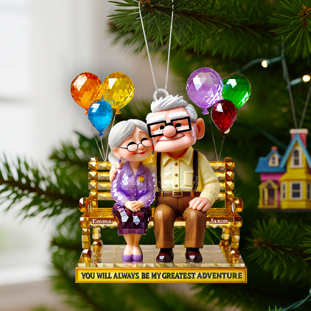 Alternative view of Christmas Romantic Couple Ornament Personalized Gifts For Couple 03TGDT050925
