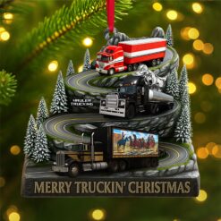 Classic Trucks Christmas Ornament, Personalized Gifts For Truckers 02qhti150925