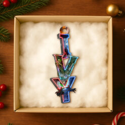 Alternative view of Cosmic Alphabet Ornament Personalized Christmas Gifts 05HYDT271025