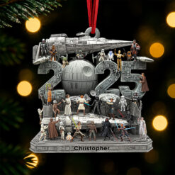 Alternative view of Cosmic Christmas Troop Ornament - Personalized Gifts For Movie Fans 02qhqn130925
