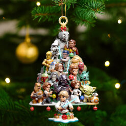 Cosmic Troop Christmas Tree Ornament, Personalized Gifts For Movie Fans 01qhdt071025