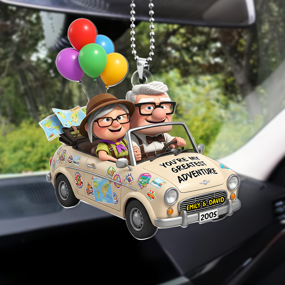 Couple Car Ornament - Personalized Gifts For Couple 04PGPU150725