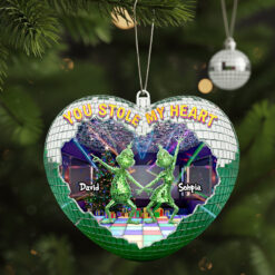 Couple Disco Christmas Ornament Personalized Gifts For Couple 02TGDT120925