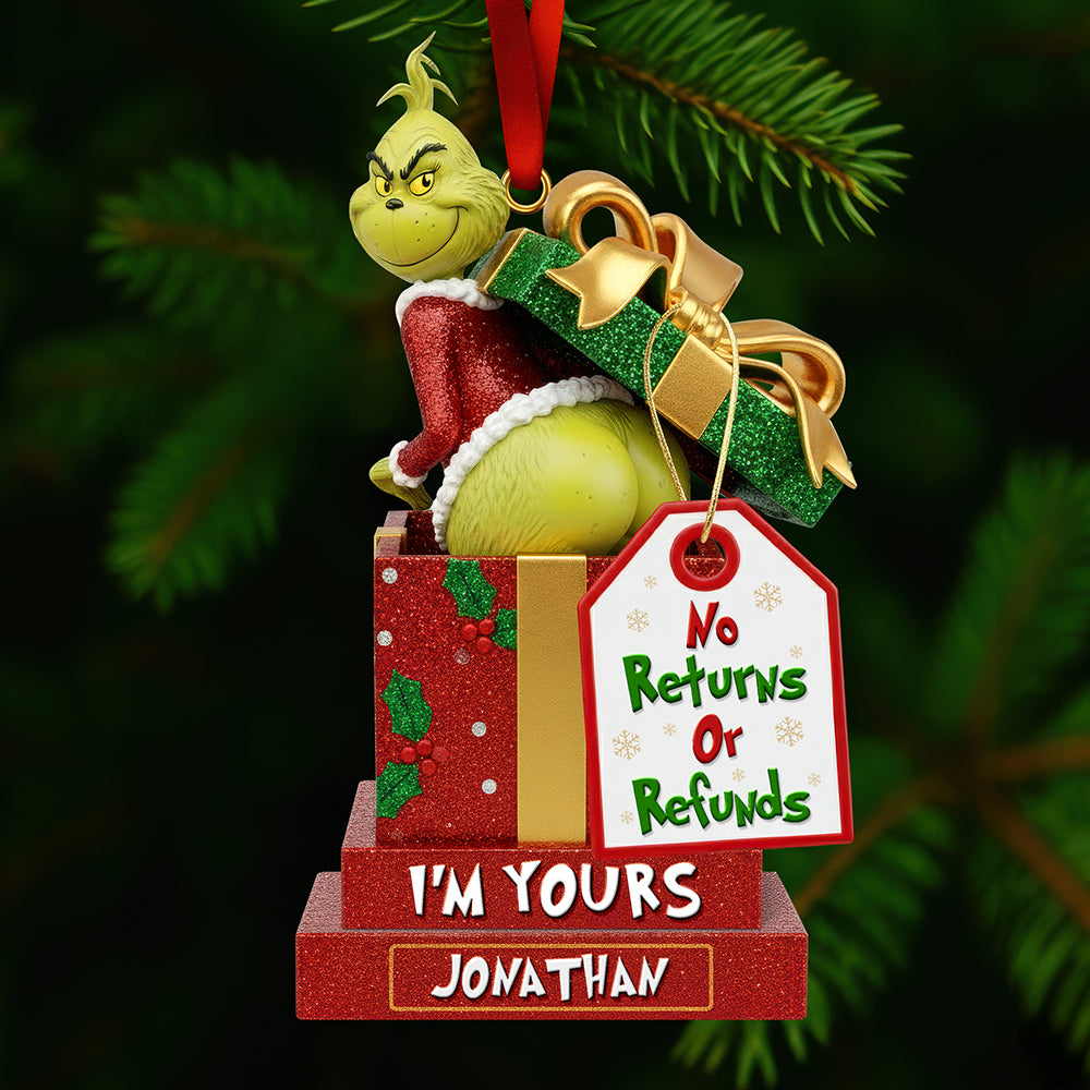 Alternative view of Couple I'm Yours Ornament - Personalized Gifts For Couple 01hyqn230925
