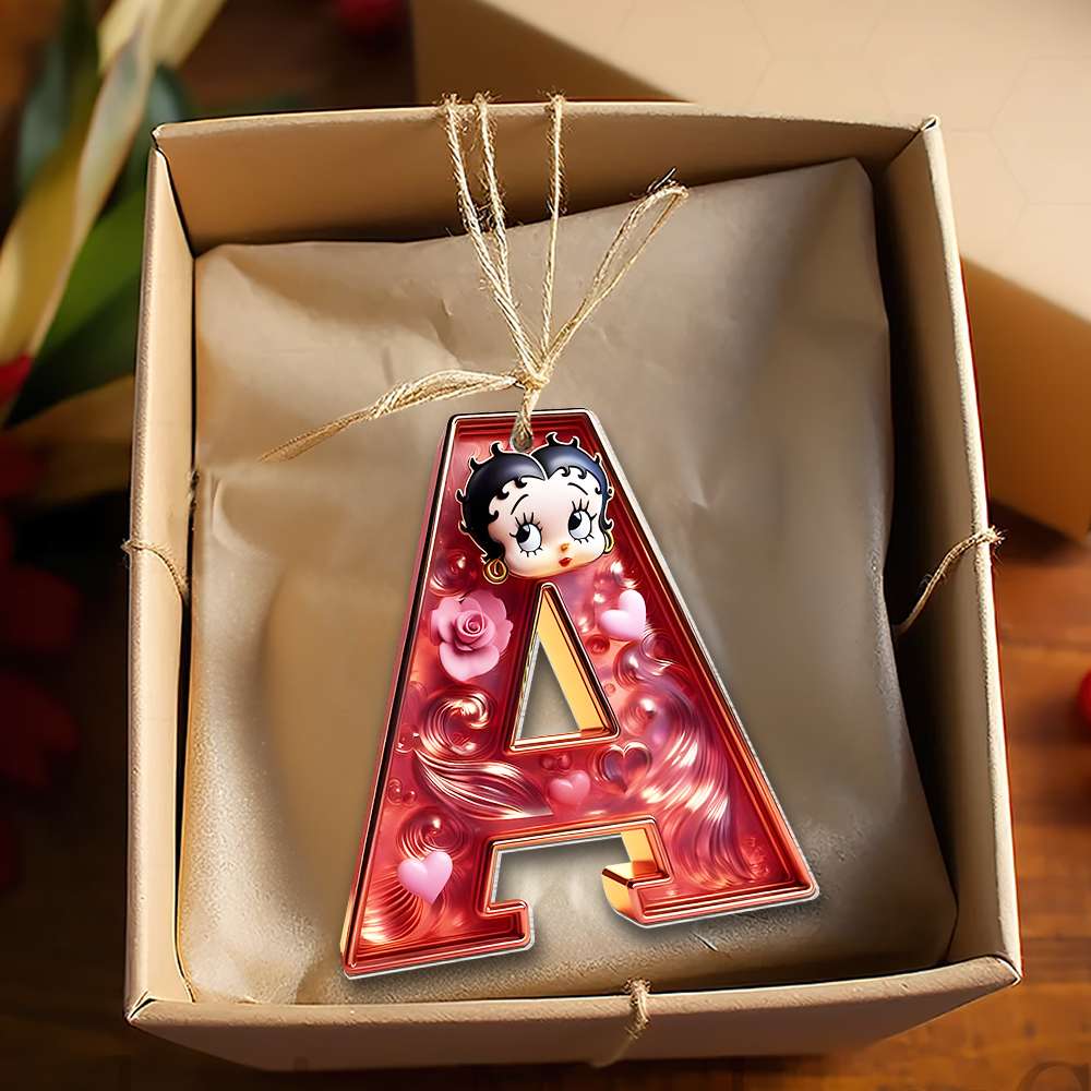 Custom Alphabet Letter Christmas Gifts For Movie Lover Acrylic ornament 02XQMH251024