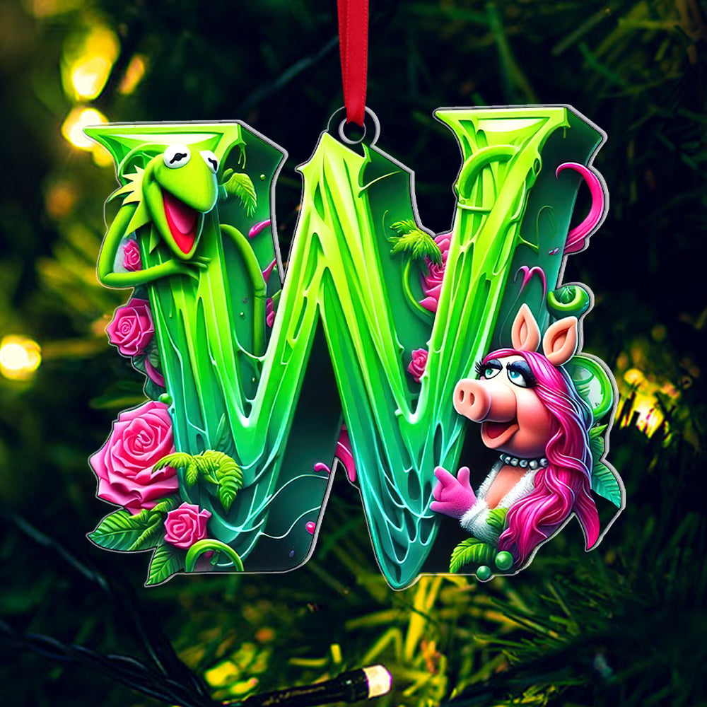 Alternative view of Custom Alphabet Letter Gifts For Movie Lover Acrylic Ornament 01xqqn261024