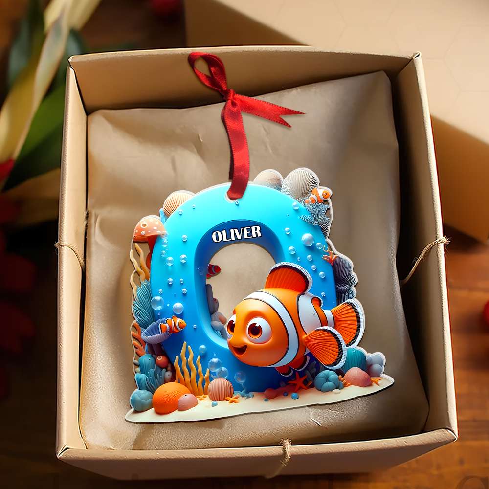 Custom Alphabet Letter Gifts For Movie Lover Acrylic ornament Christmas 01XQMH241024