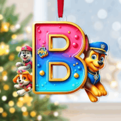 Alternative view of Custom Letter Gifts For Lover Christmas Ornament 01xqpu261024