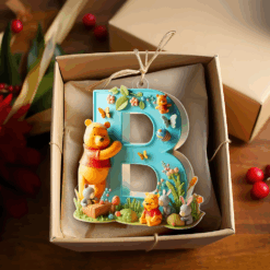 Alternative view of Custom Letter Gifts For Movie Fan Christmas Ornament 02kapu281024