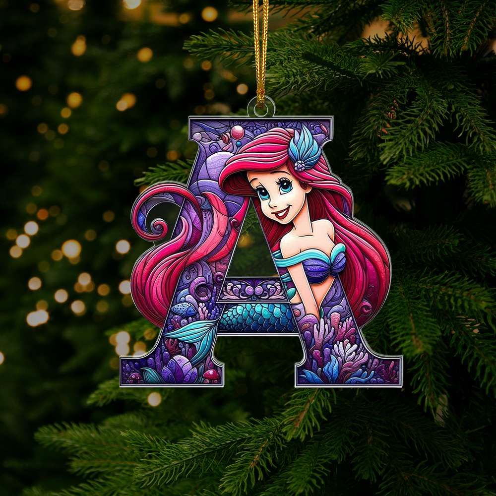 Alternative view of Custom Letter Gifts For Movie Fan Ornament Christmas 03XQLU151024