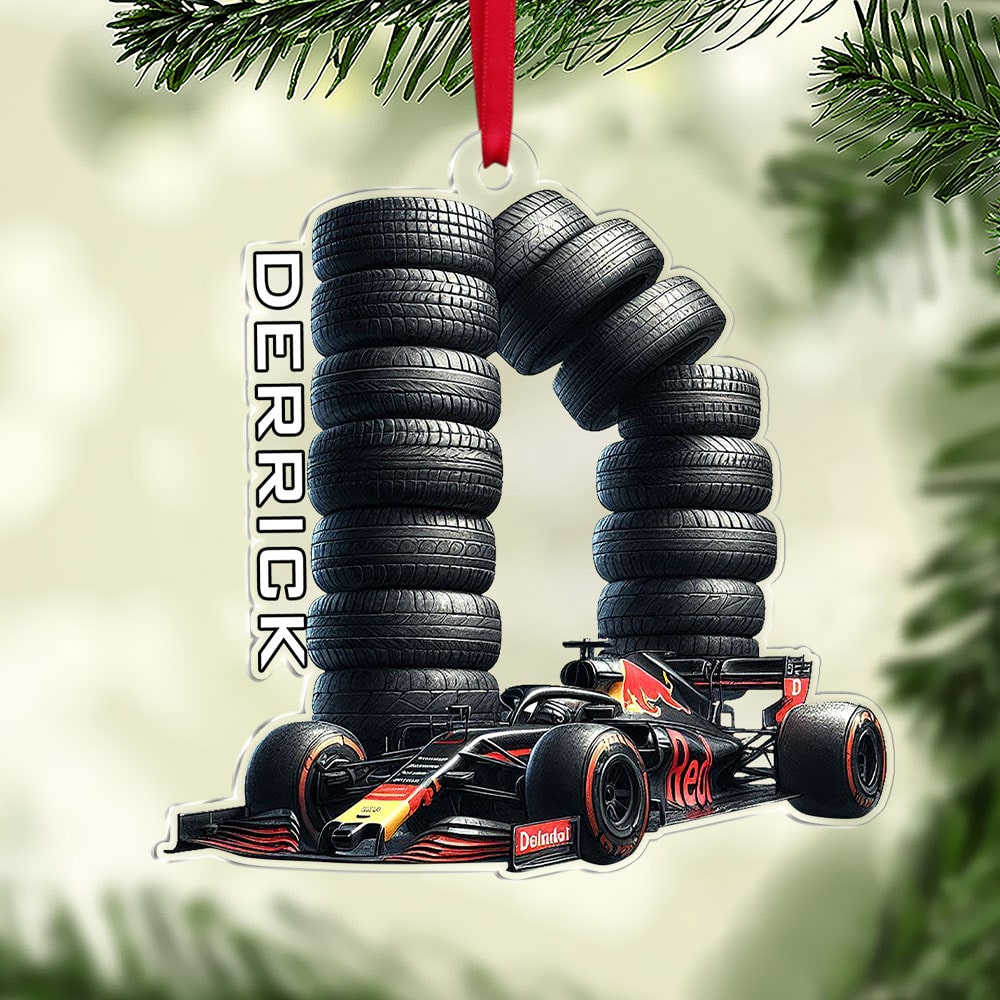 Custom Letter Gifts For Sport Car Racing Fan Ornament 05qhti251024