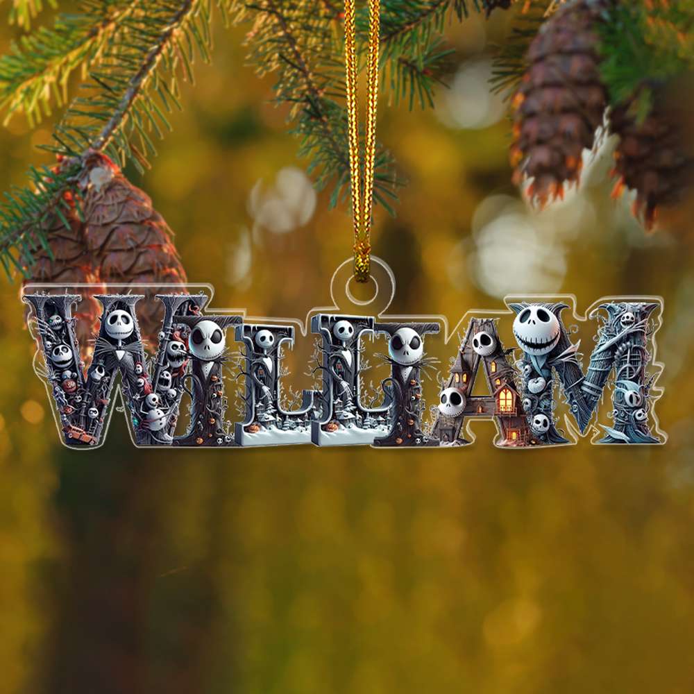 Alternative view of Custom Name Gifts For Movie Fan Ornament Christmas 04XQLU141024