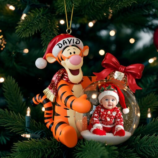 Custom Photo Baby Ornament - Personalized Gift For Baby Christmas Ornament 01PGLU01125 - Image 3