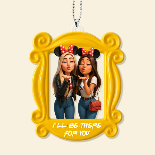 Custom Photo Bestie Ornament - Personalized Gifts For Friends Christmas Ornament 03PGMG110825 - Image 4