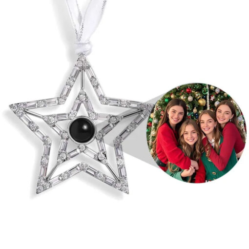 Custom Photo Christmas Gift Photo Projection Ornament 01ACQN231124 - Image 6