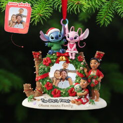 Custom Photo Family Christmas Acrylic Ornament, Personalized Gifts For Family 03kita161025