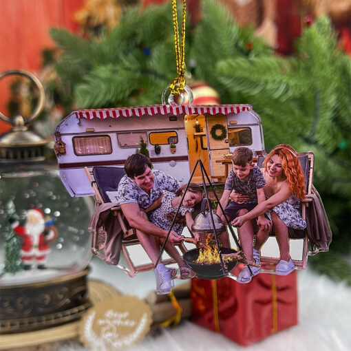 Custom Photo Gifts for Camping Lovers Ornament 184acvp140924 Camping Gifts - Image 3