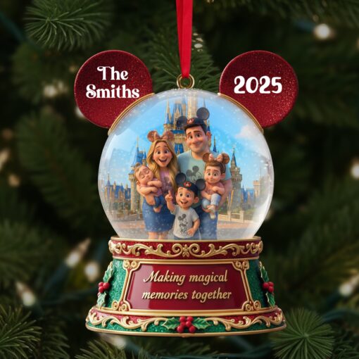 Custom Photo Gifts For Family Christmas Ornament 04pglu240925 - Image 2