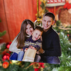 Alternative view of Custom Photo Gifts for Family Ornament 185acvp140924