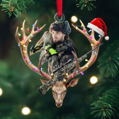 Custom Photo Gifts For Hunting Couple Ornament Christmas 03OHTI191124