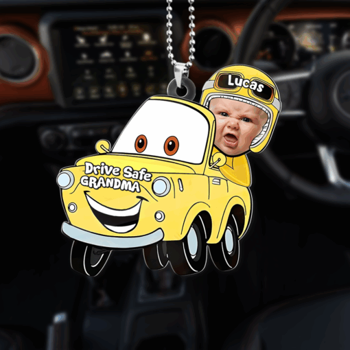 Custom Photo Gifts For Kids Car Ornament 02kapu071224 - Image 5